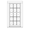 Hung Window
6-over-9
Unit Dimension 32" x 61"
7/8" SDL
